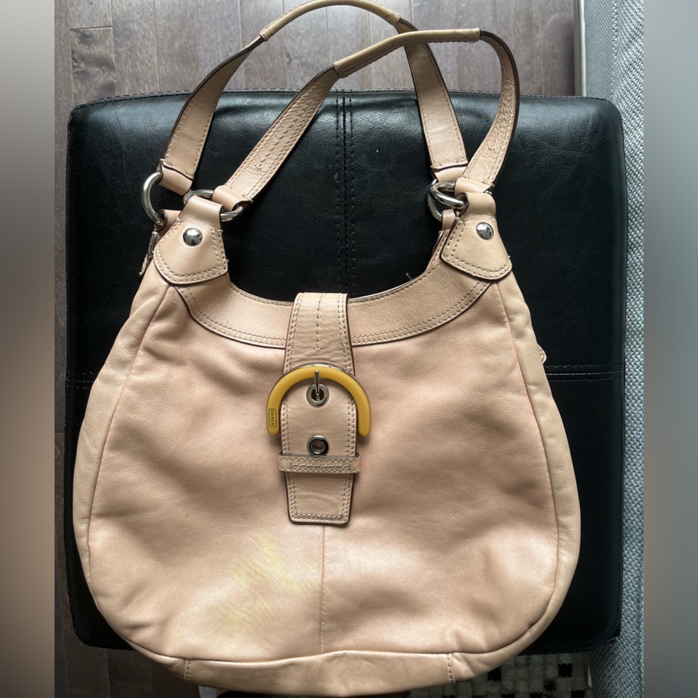 Vintage Coach Pearl Pink Soho Bag